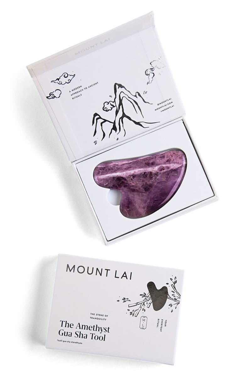 MOUNT LAI The Amethyst Gua Sha Tool, Alternate, color, Amethyst