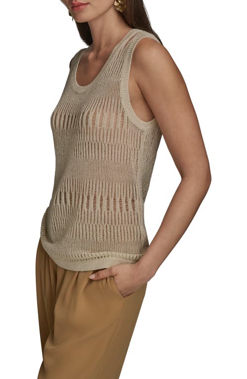 Donna Karan New York Open Stitch Sweater Tank