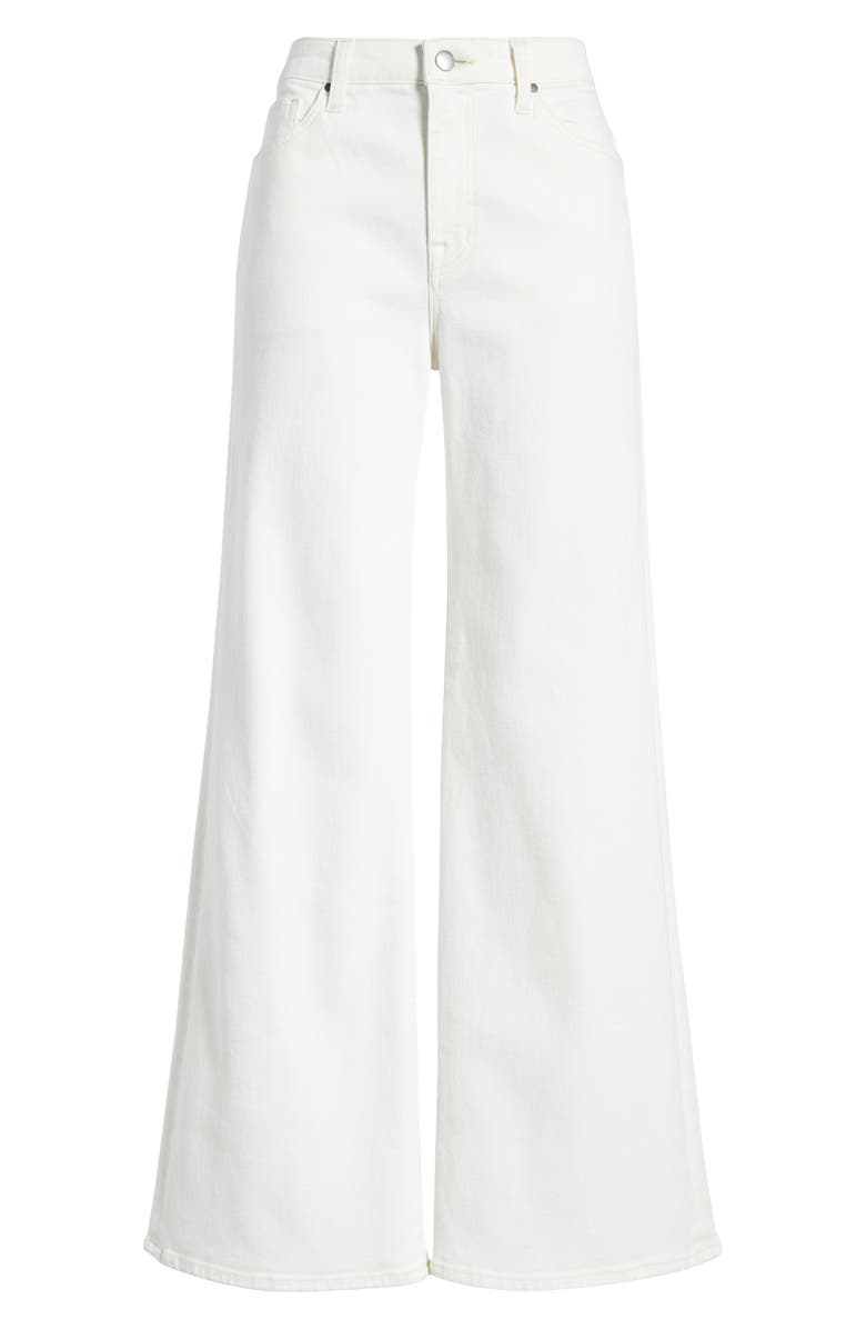 Treasure & Bond High Waist Wide Leg Jeans, Alternate, color, Ecru