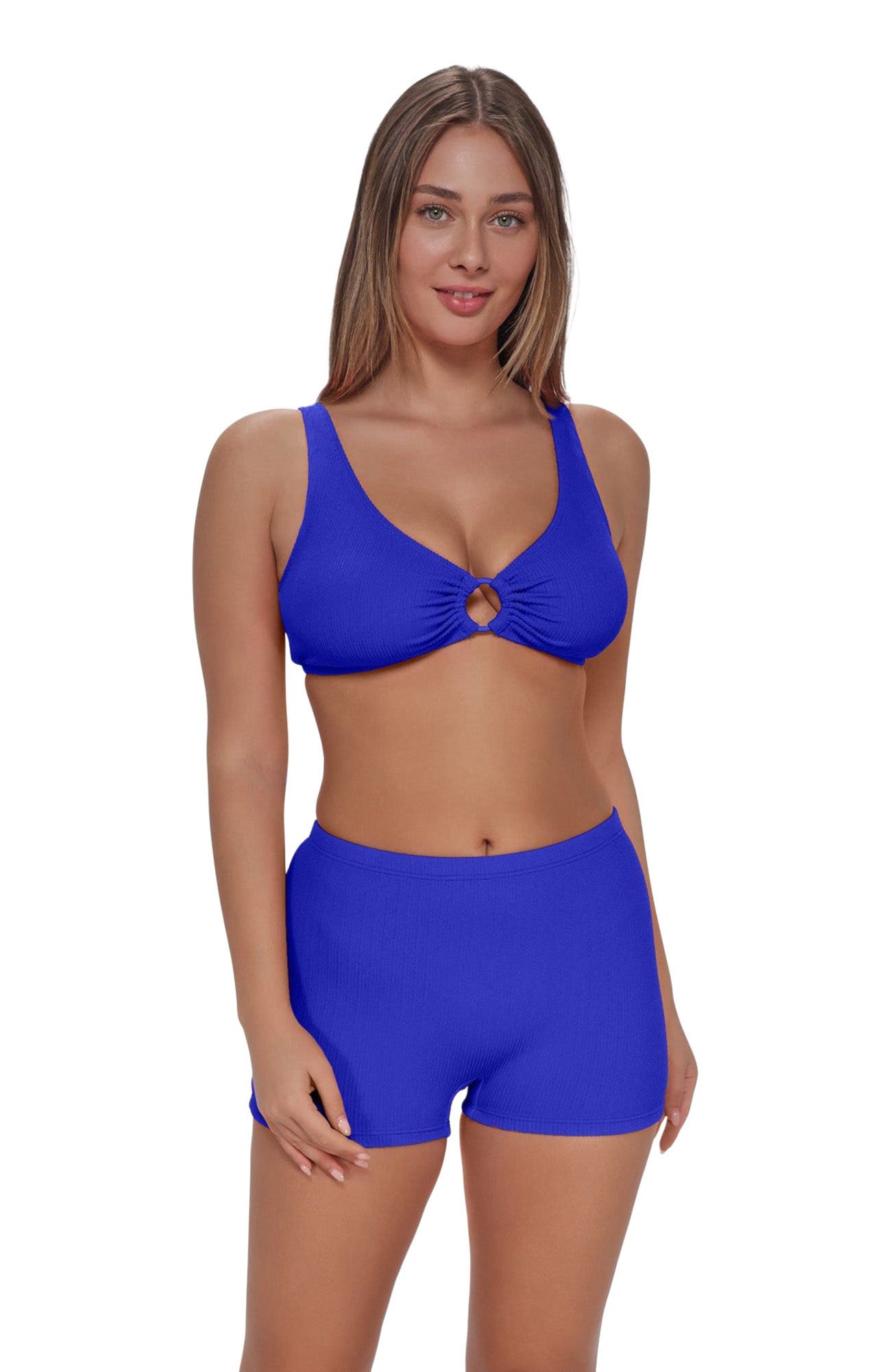 Vivid Blue Rib