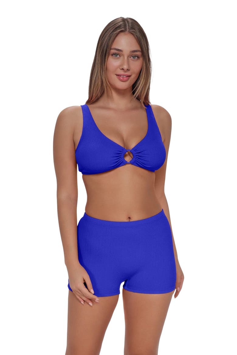 Ayden Boyshort Bottoms, Main, color, Vivid Blue Rib