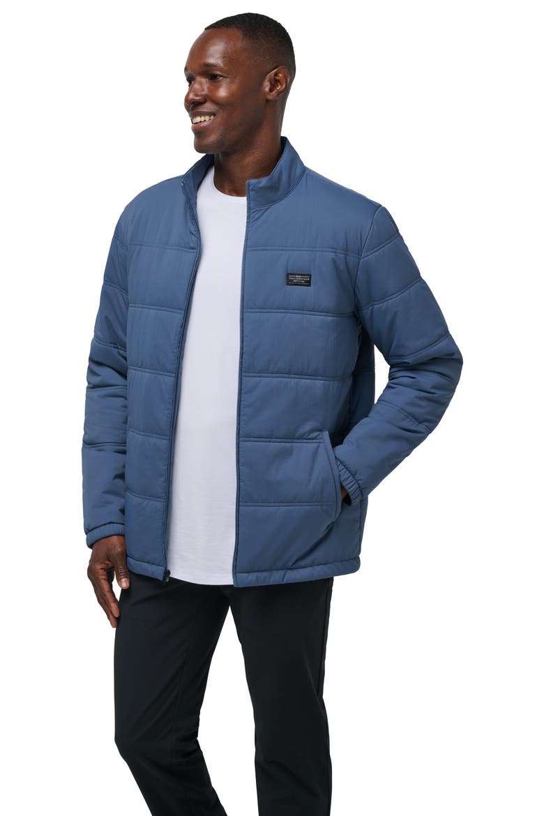 Palisades Nylon Puffer Jacket, Alternate, color, NAVY