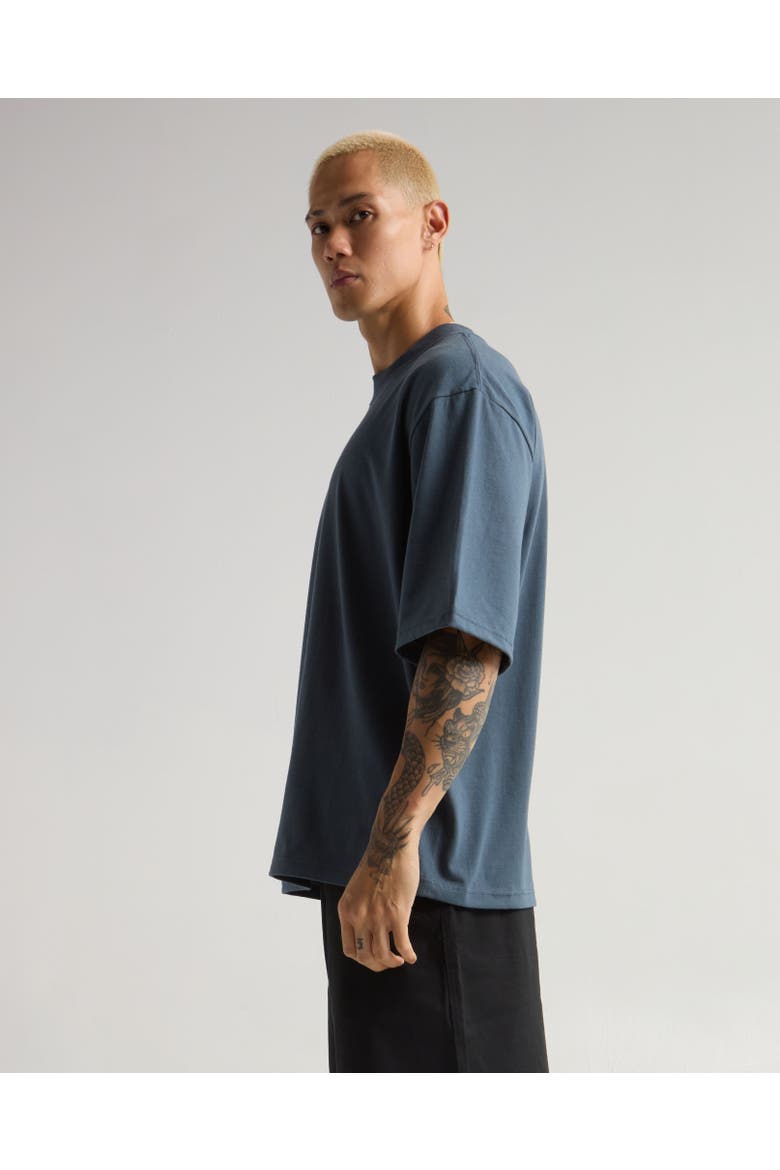 Heavyweight Oversize Tee, Alternate, color, Slate Blue