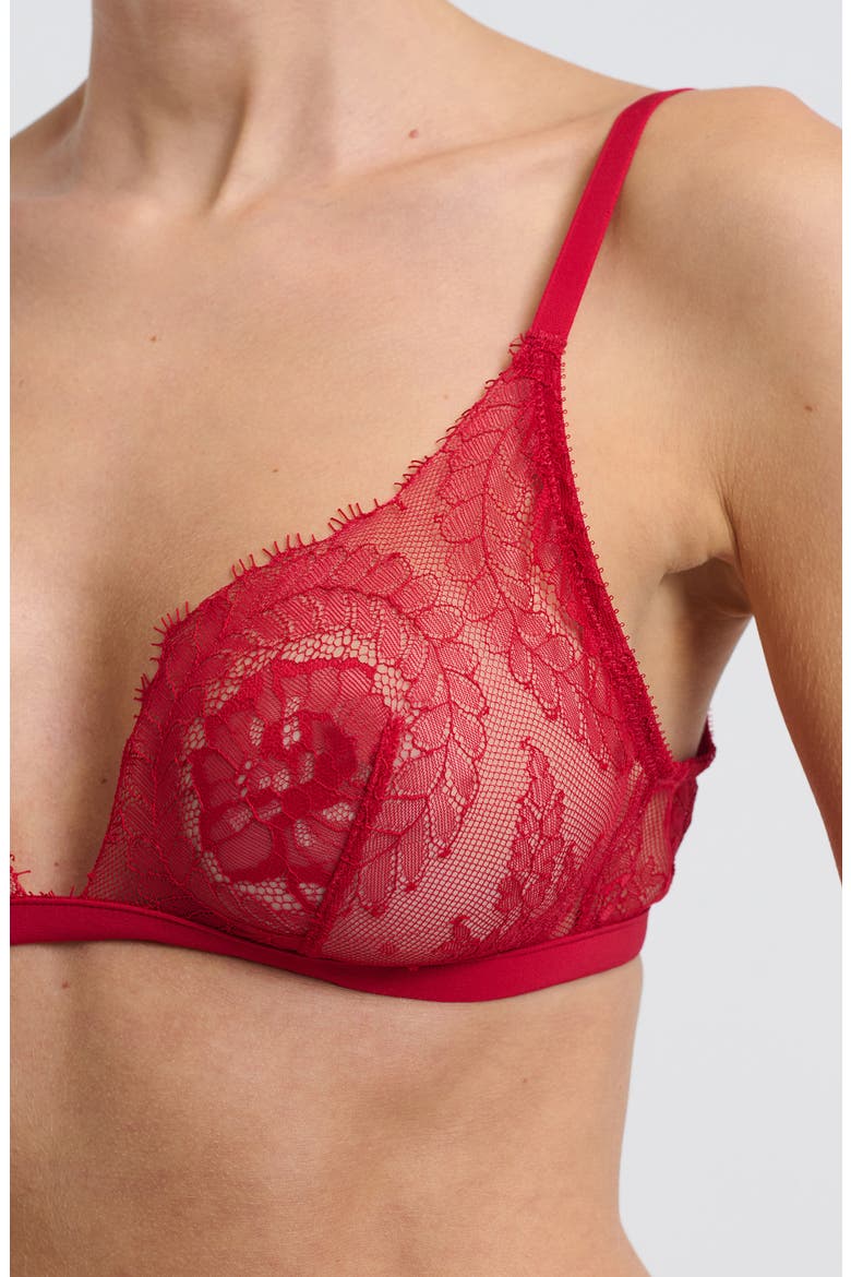 Iconique Triangle Bra, Alternate, color, RED