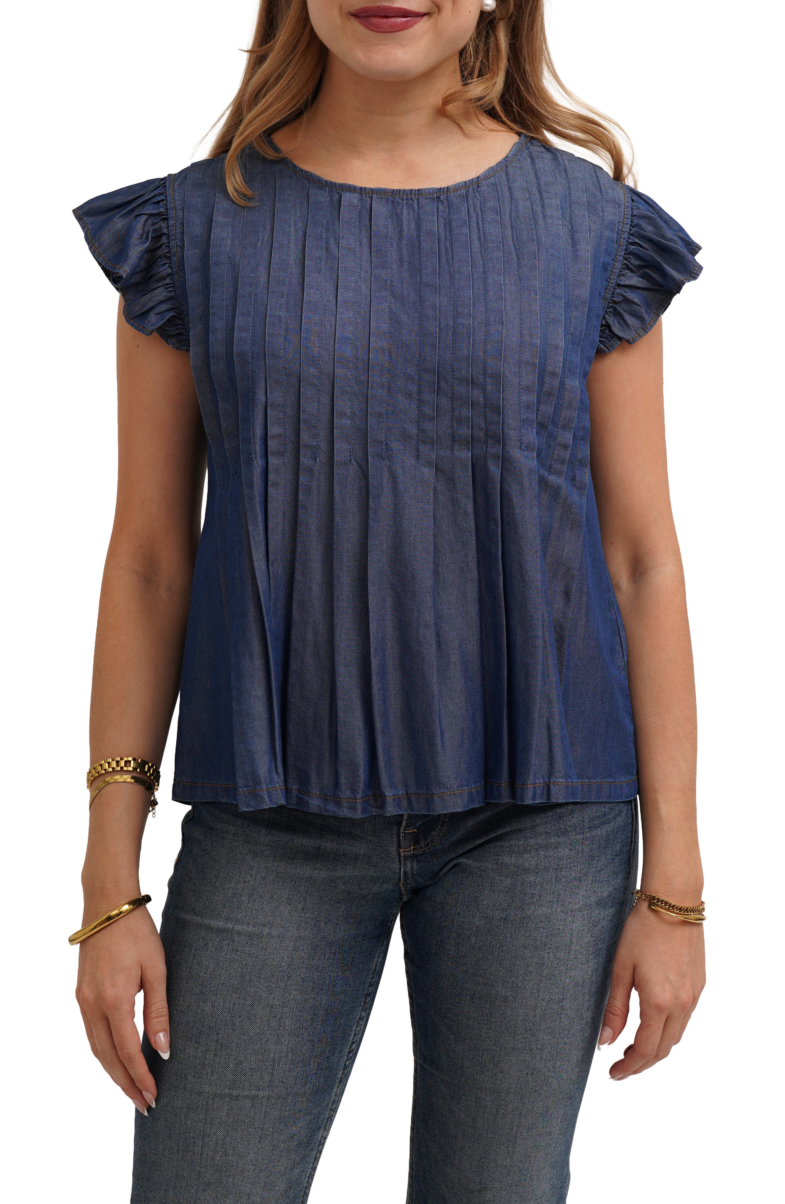 CYRUS <p>Pleated Top</p>
