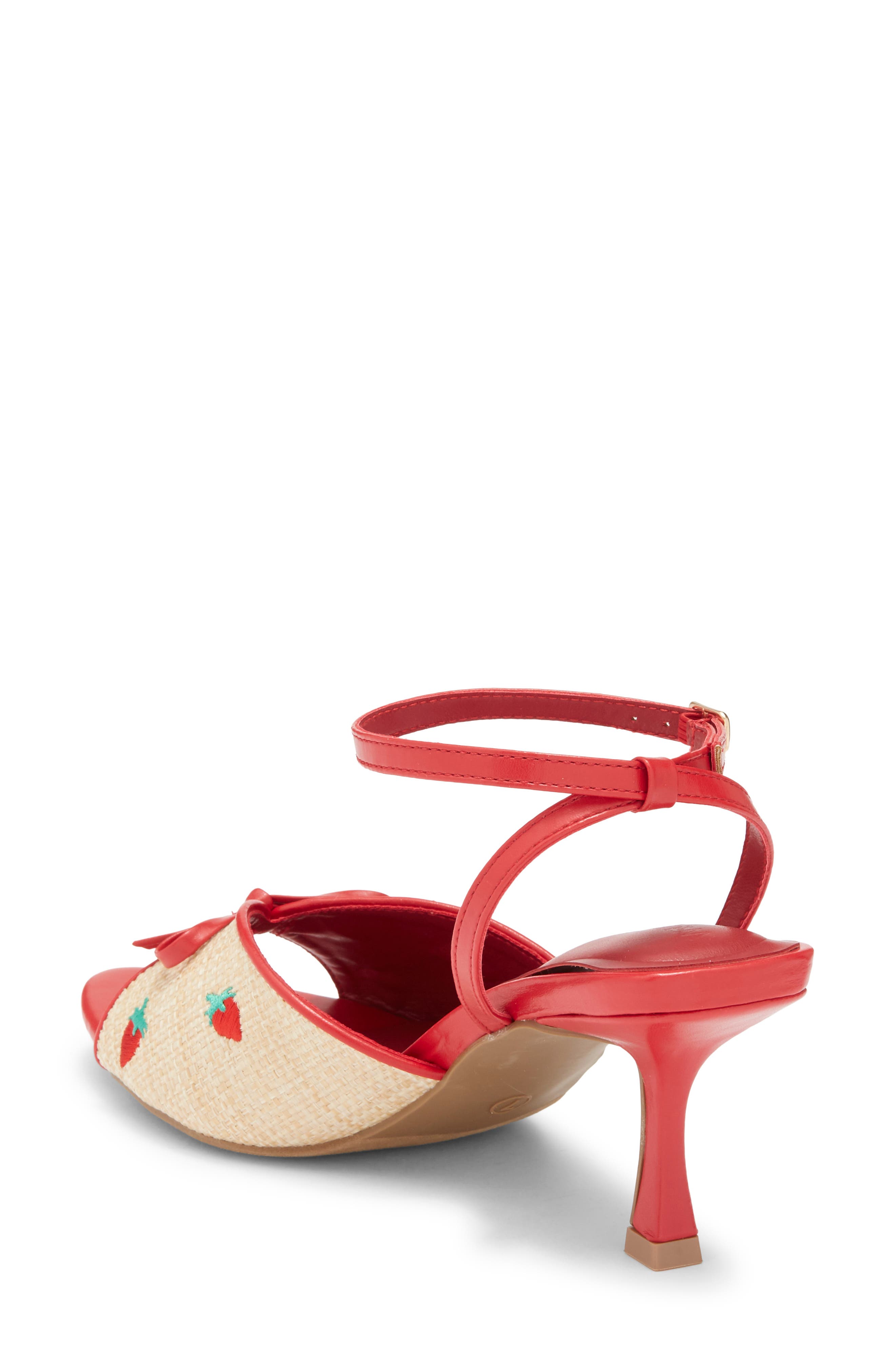 Rave Sandal, Alternate, color, NATURAL/ RED