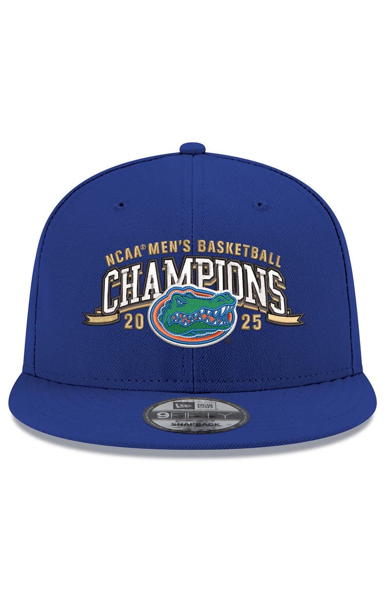 New Era Men's New Era Royal Florida Gators 2025 NCAA Men's Basketball National Champions 9FIFTY Snapback Hat, Alternate, color, 