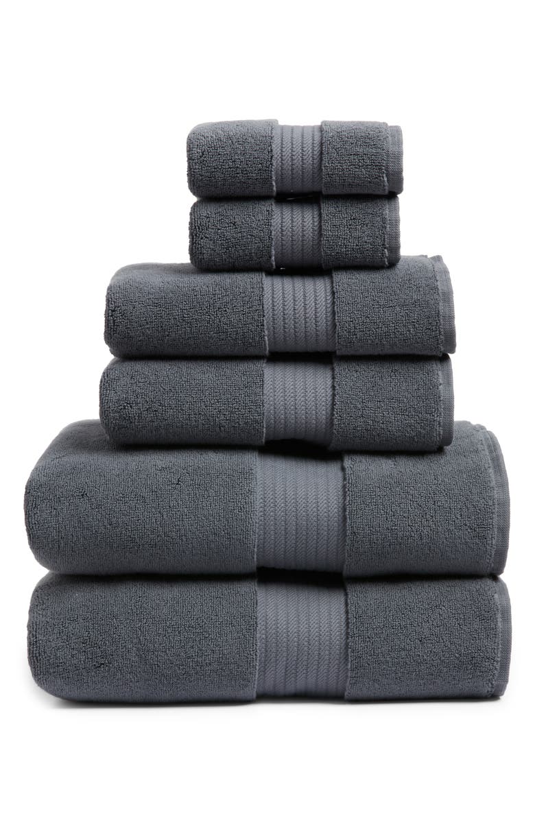 Nordstrom 6-Piece Luxury Bath Towel, Hand Towel & Washcloth Set $166 Value, Main, color, 
