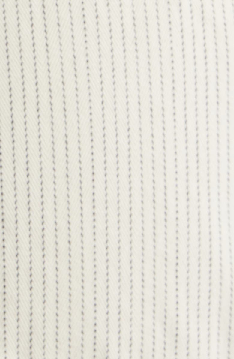 Rails Belmont High Waist Barrel Leg Jeans, Alternate, color, Ecru Railroad Stripe