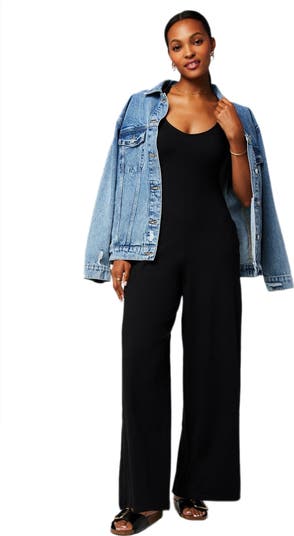 Fabletics Cloud Jersey Wide Leg Jumpsuit | Nordstrom