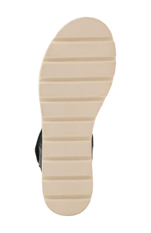 Spring Step Hileman Platform Sandal In Black