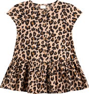 NEXT Kids' Leopard Print Cotton Dress