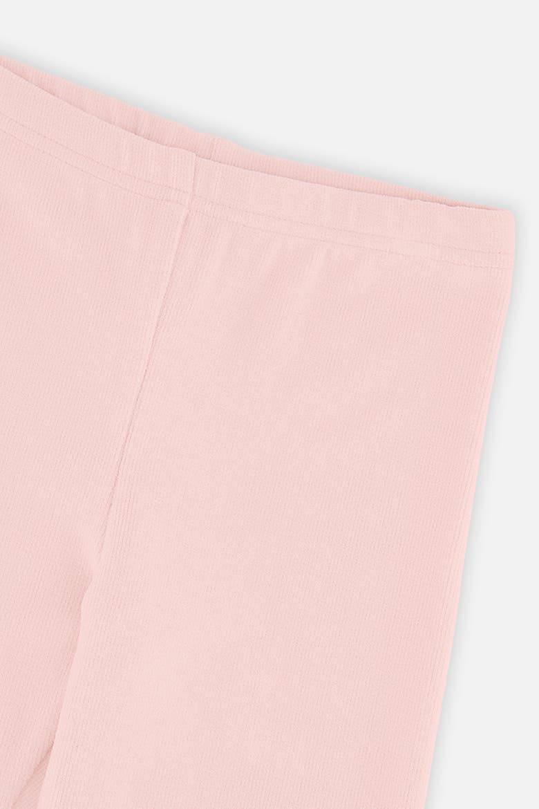 Elastic Waist Rib Logo Patch Leggings, Alternate, color, Pale Dusty Pink