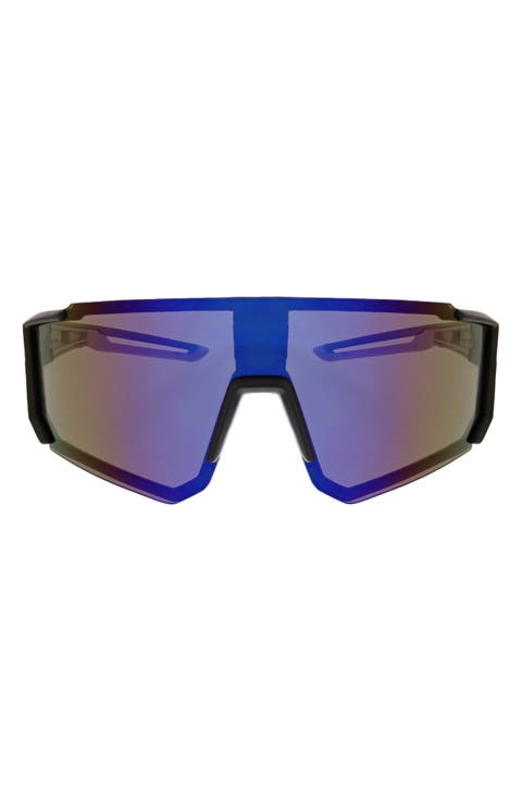 Semi Rim Polarized Shield Sunglasses