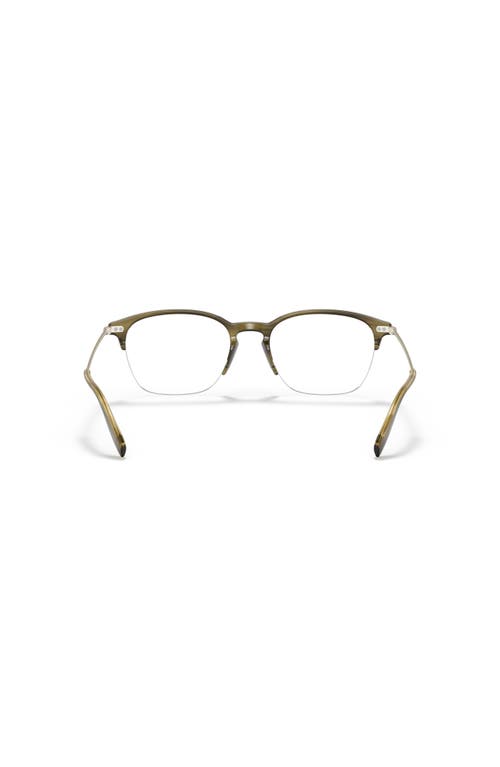 Giorgio Armani 53mm Phantos Optical Glasses In Green