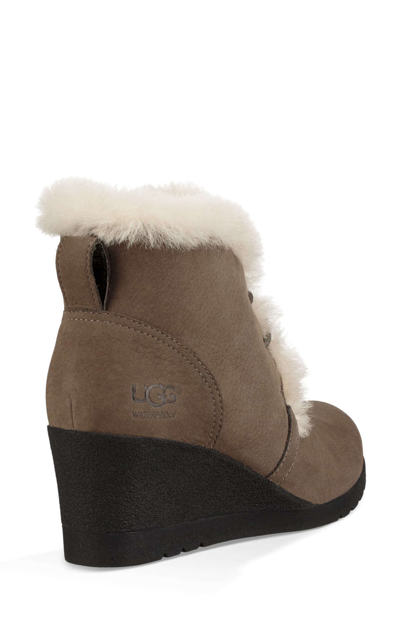 UGG<sup>®</sup> Jeovana Waterproof Genuine Shearling Lined Boot, Alternate, color, 