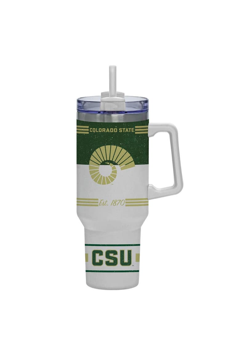 Colorado State Rams 40oz. Rocky Vintage Tumbler, Main, color, White