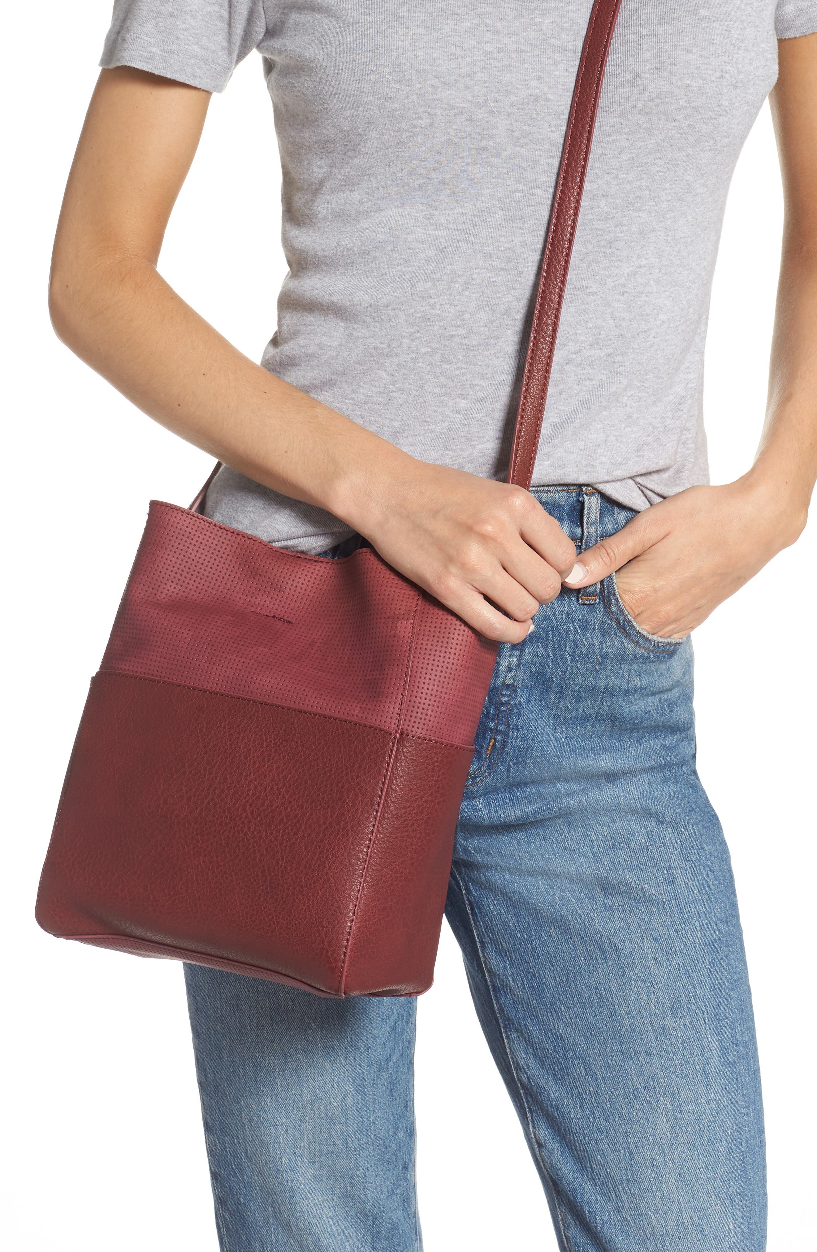 BP. Faux Leather Mini Crossbody Bag, Alternate, color, 