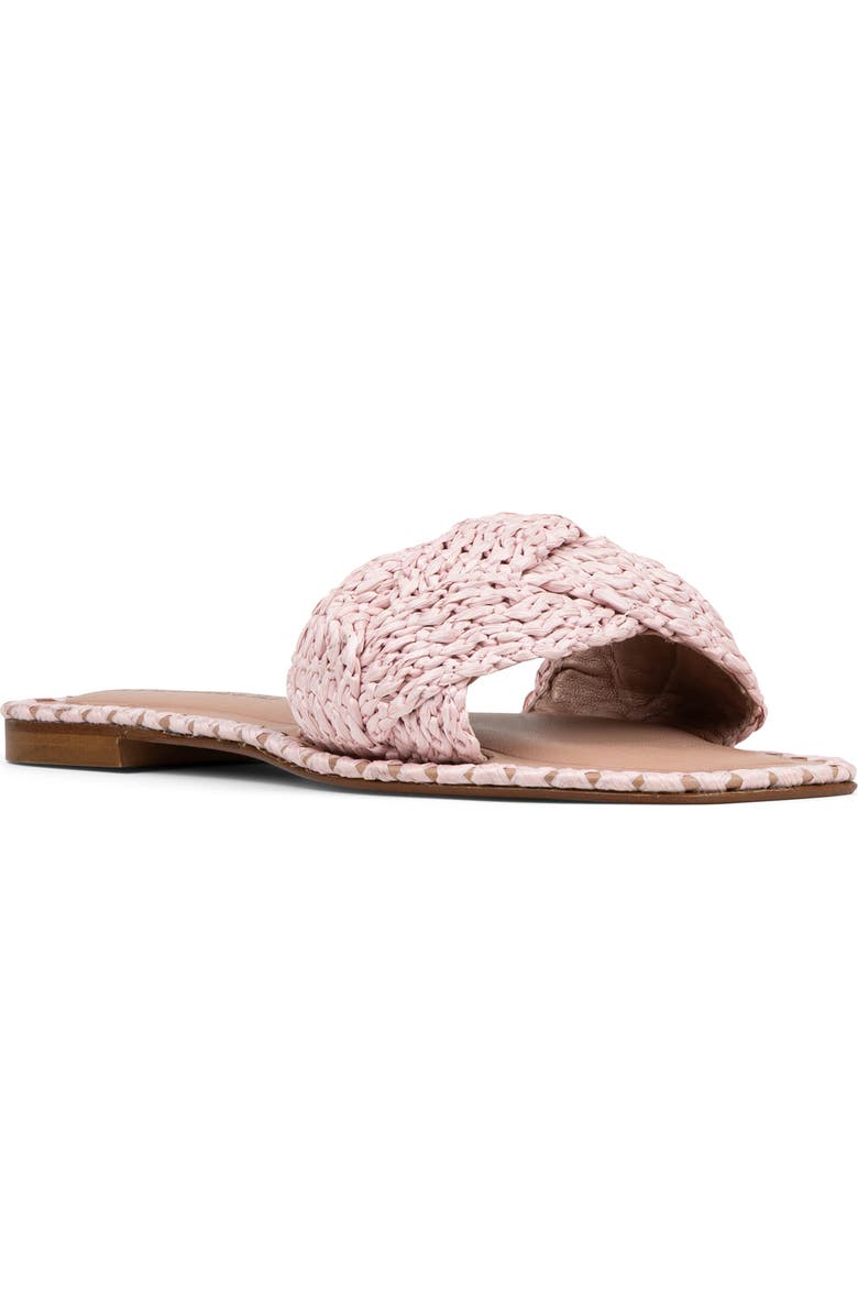 Donald Pliner Woven Slide Sandal, Main, color, Petal
