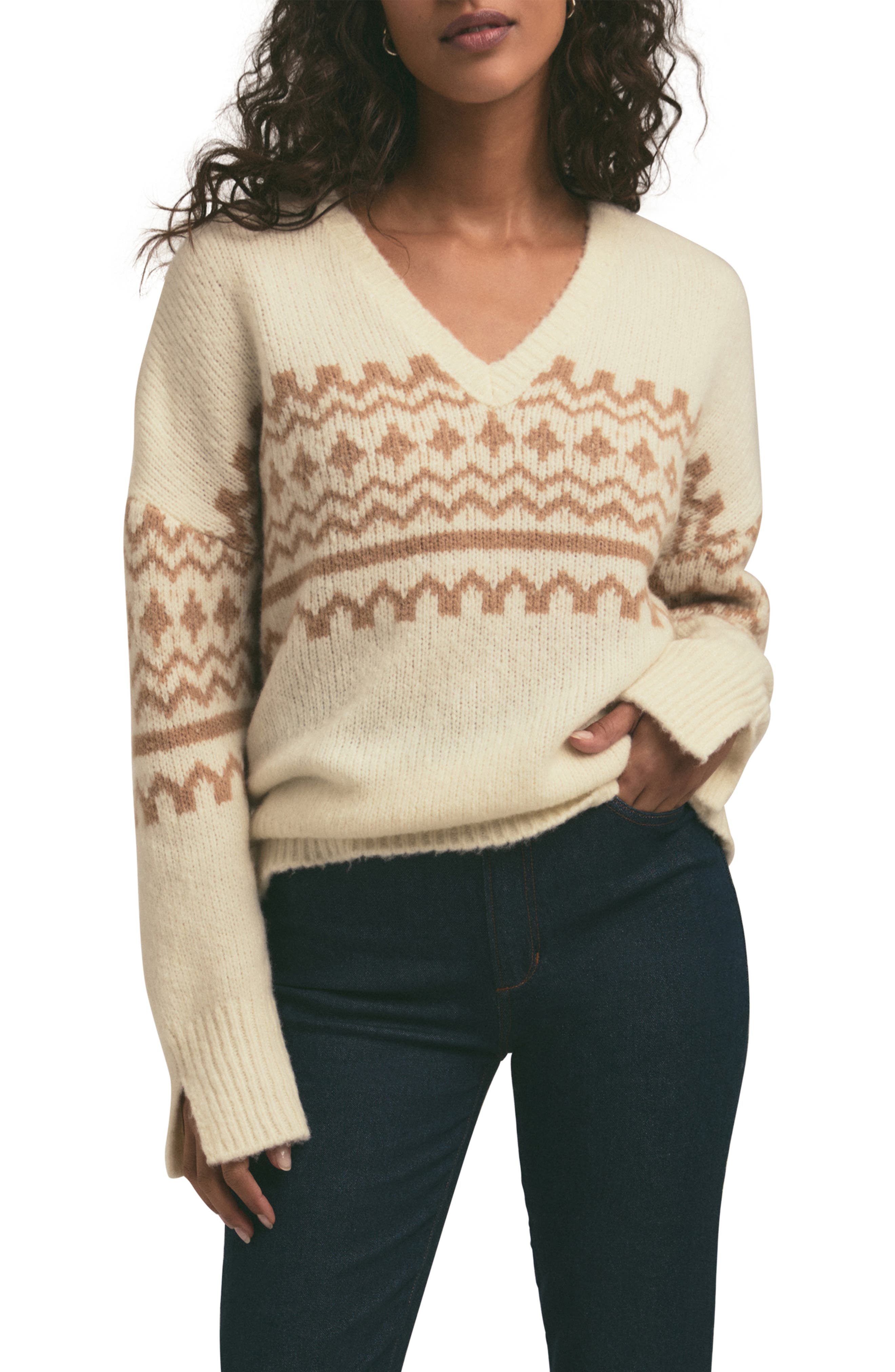 Favorite Daughter The Winter William Merino Wool Blend Sweater