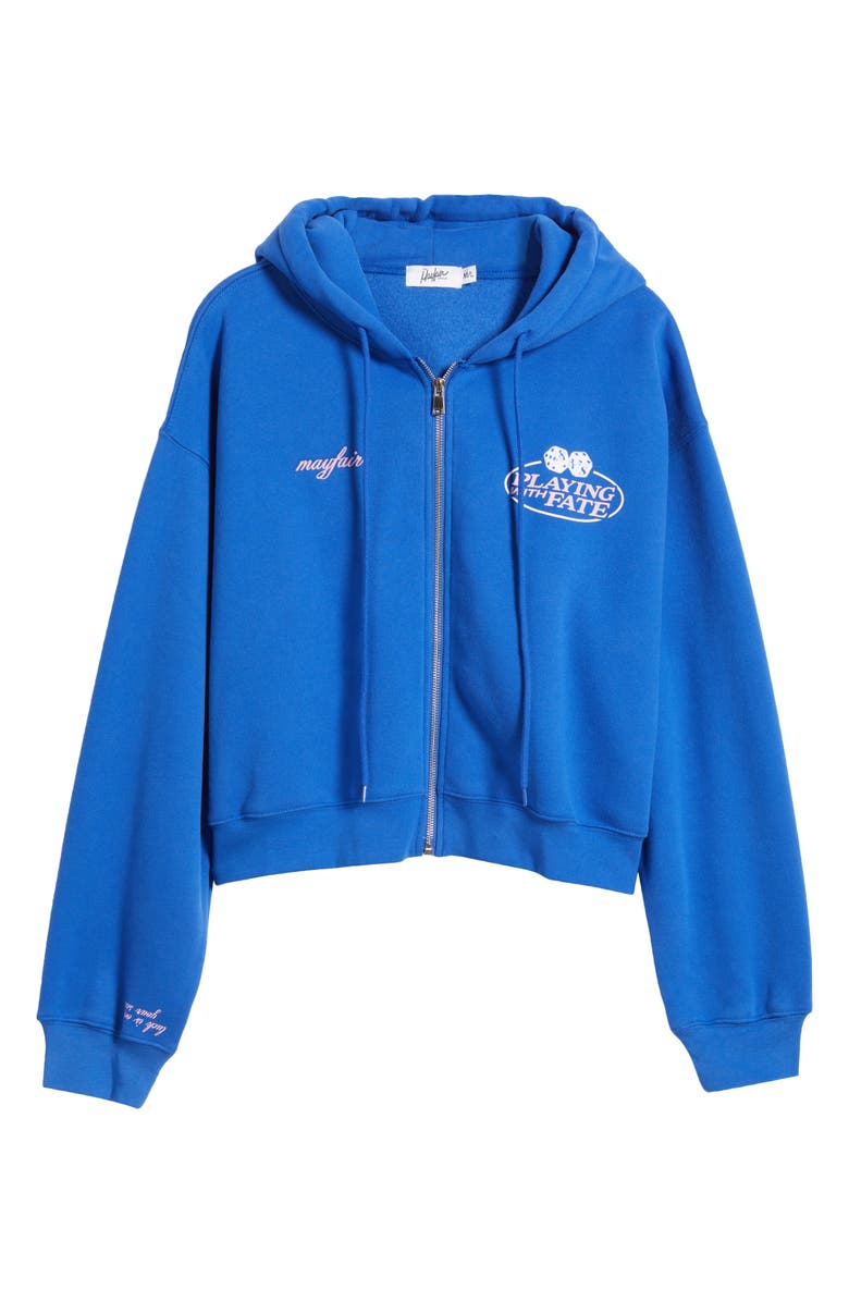 THE MAYFAIR GROUP Playing with Fate Hoodie, Alternate, color, Blue