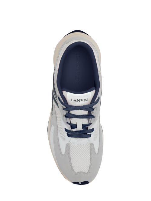 Lanvin Jla Mesh Sneakers In Animal Print