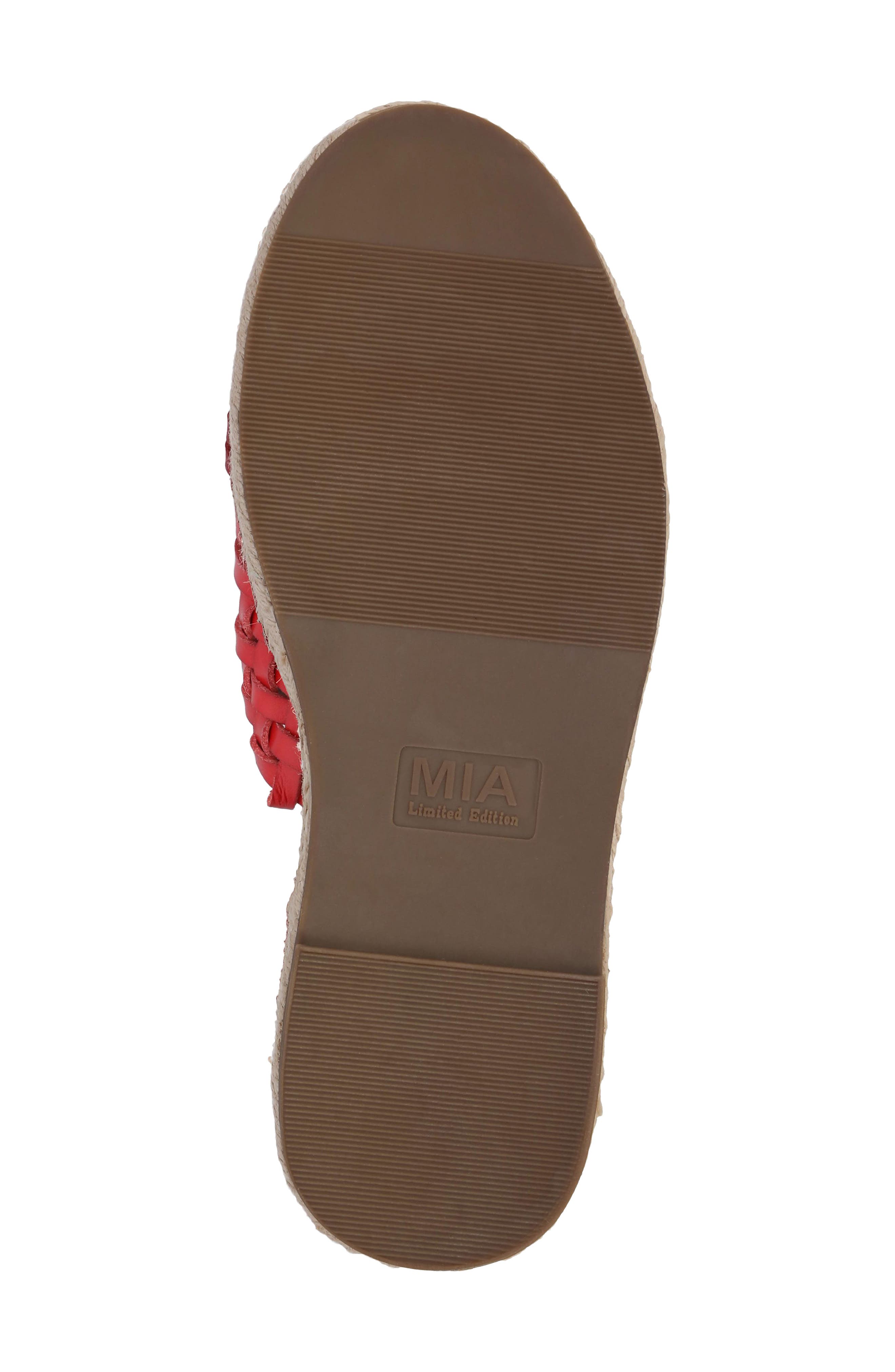 Erin Espadrille Mule, Alternate, color, LEOPARD/ RED
