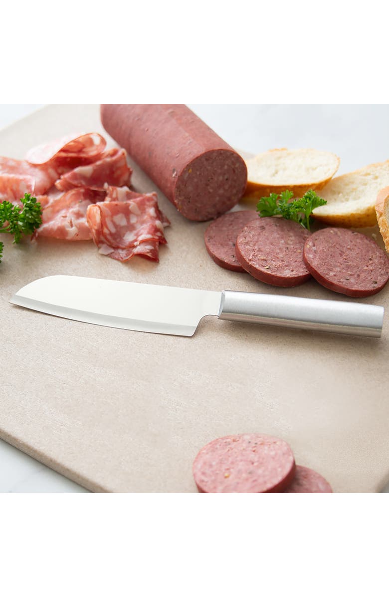 Rada Essential Oak 8 Piece Knife Block Set, Alternate, color, Silver