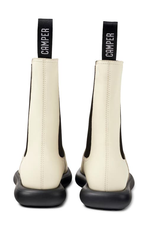 Camper Chelsea Wave Ankle Boots In White