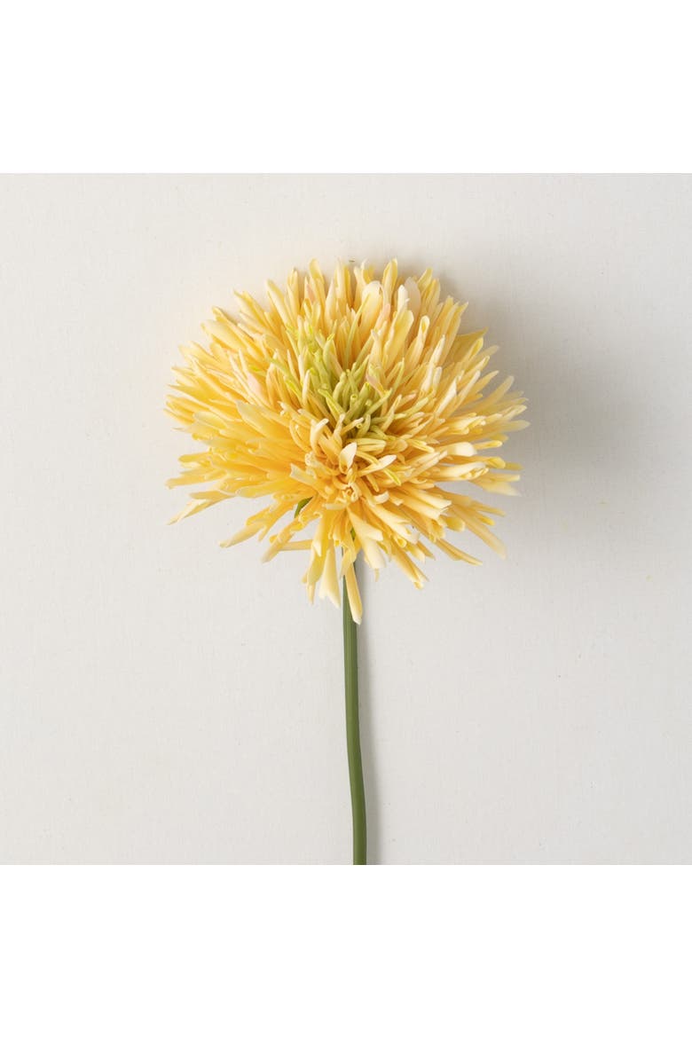 Sullivan's Chrysanthemum Spray, Yellow Faux Floral Stem for Crafting, Weddings, Home and Holiday Decoration, 23.25 Inch, Main, color, Yellow