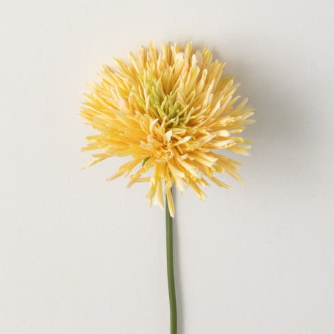 Sullivan's Chrysanthemum Spray, Yellow Faux Floral Stem for Crafting, Weddings, Home and Holiday Decoration, 23.25 Inch