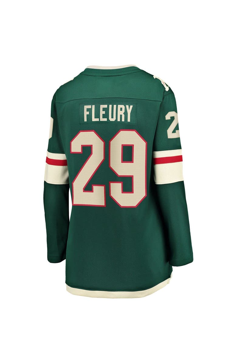 FANATICS Women's Fanatics Marc-Andre Fleury Green Minnesota Wild Home Breakaway Player Jersey, Alternate, color,