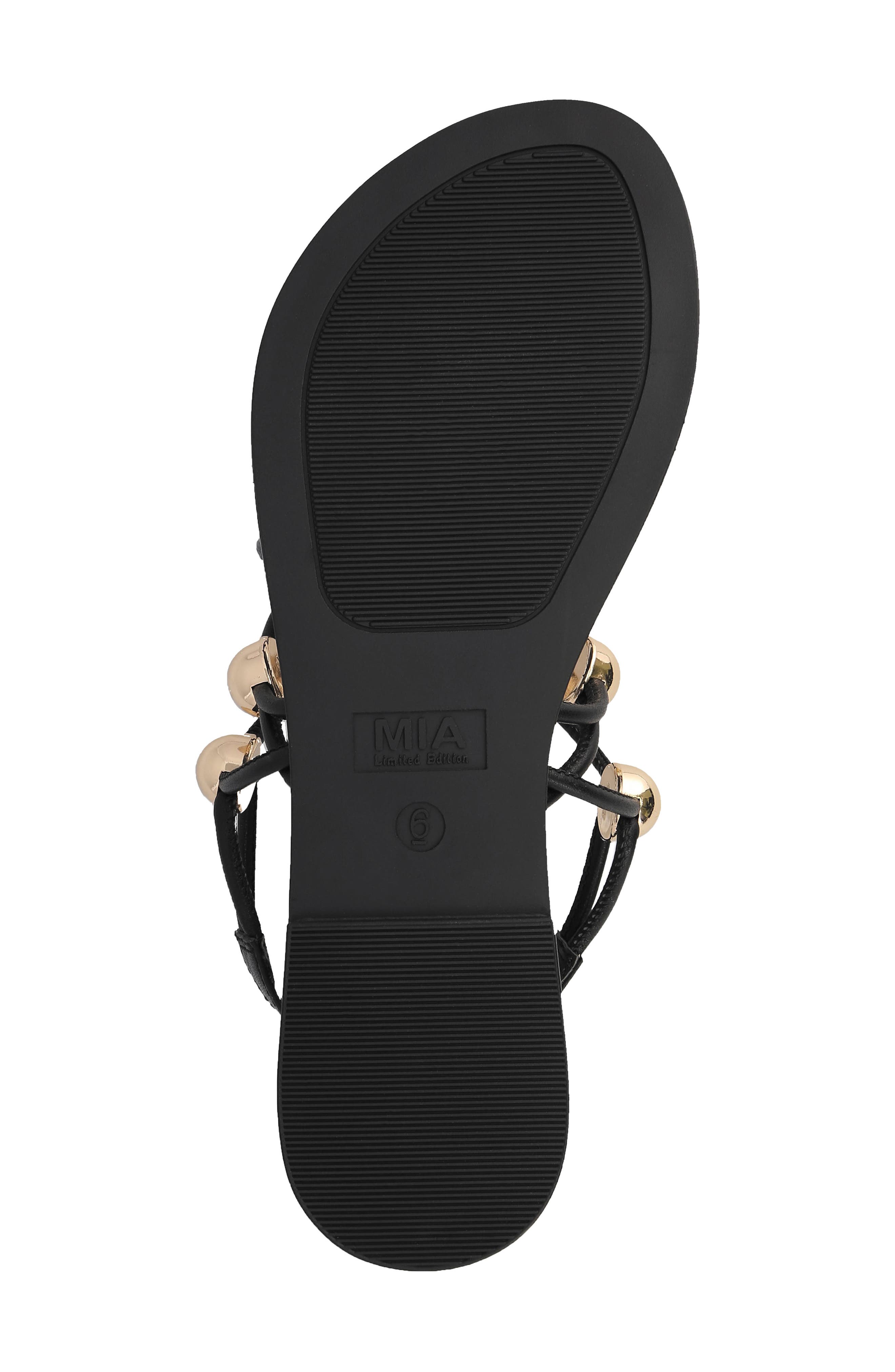 MIA Limited Edition Teagen Slingback Sandal, Alternate, color, Black