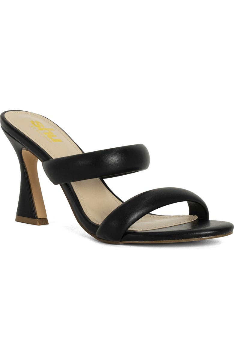 SHUSHOP Fedora Slide Sandal, Main, color, Black