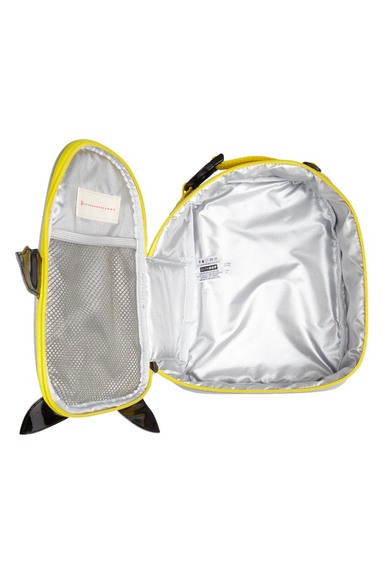 Zoo Lunchie - Bat Insulated Lunch Bag, Alternate, color, NAVY BLUE