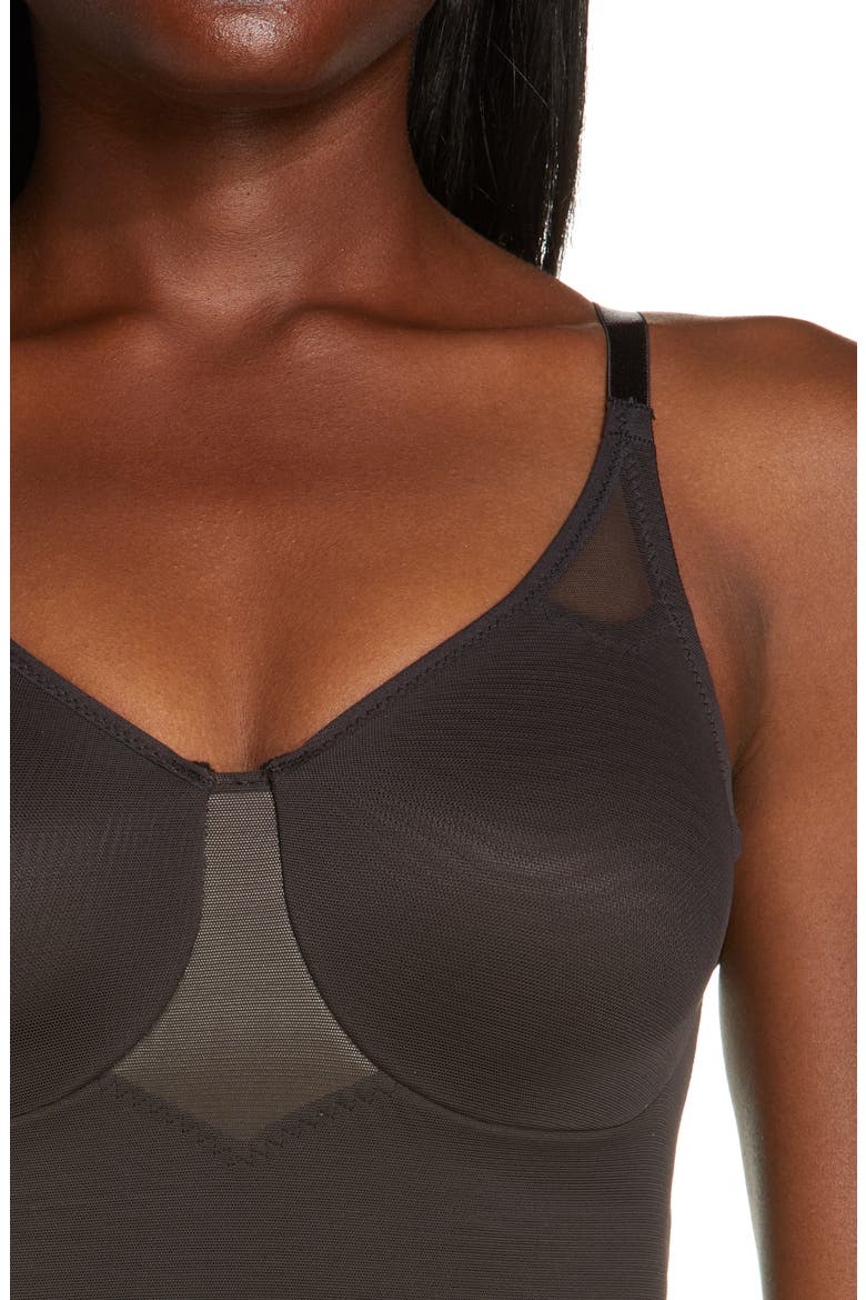 Sexy Sheer Underwire Shaping Camisole, Alternate, color, BLACK