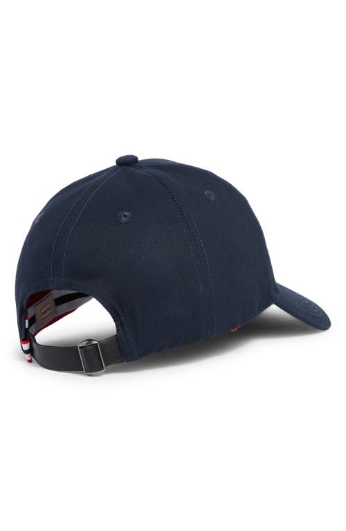 Hunter Logo Baseball Cap In Navy