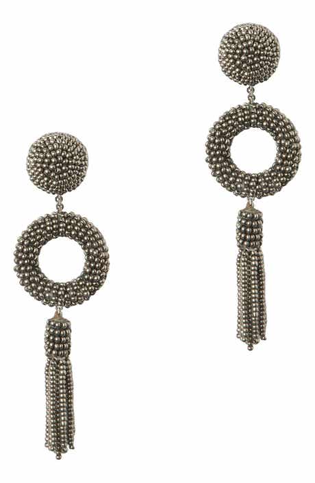 Deepa Gurnani Oliver Beaded Drop Earrings