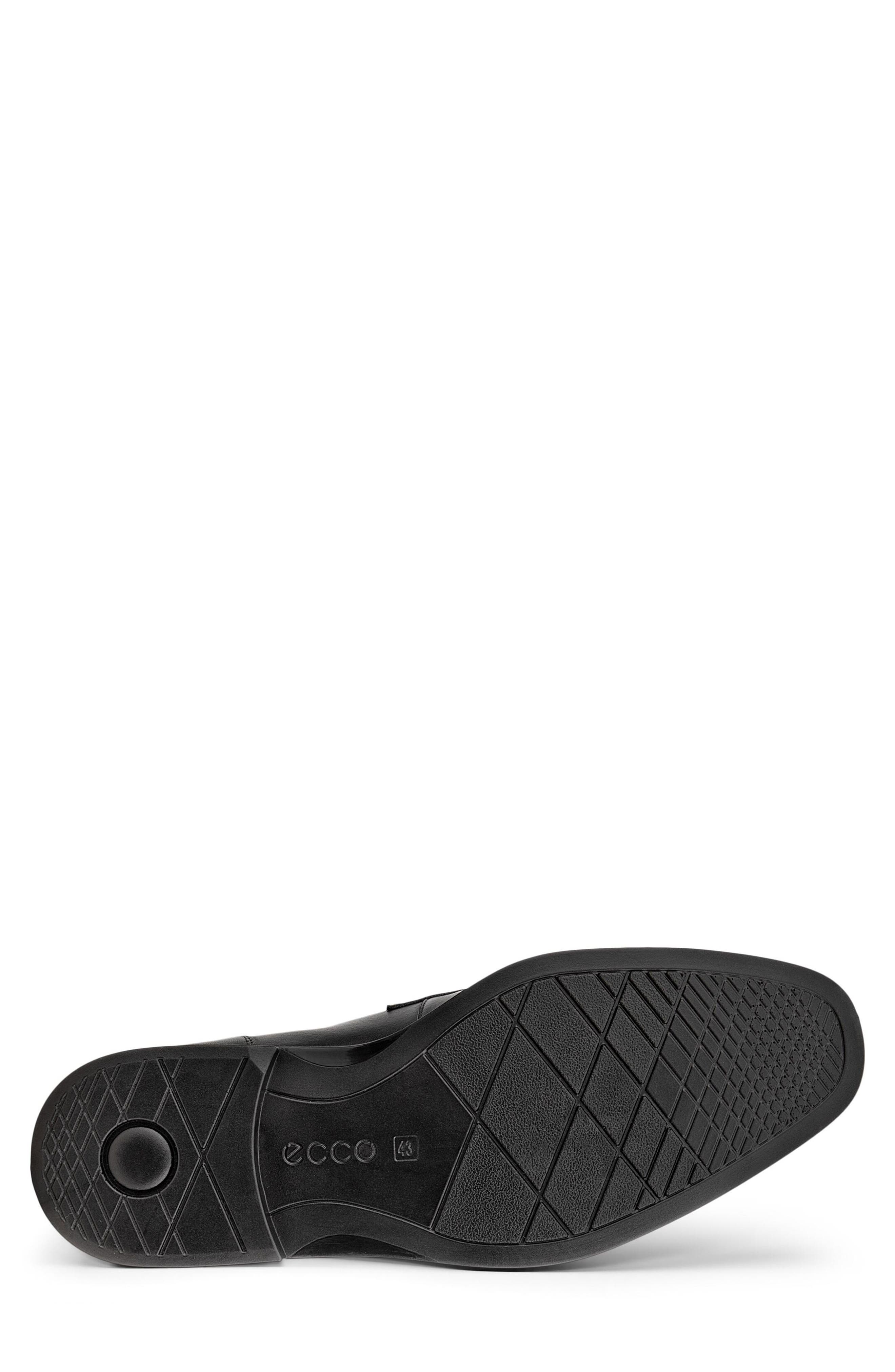 ECCO Queenstown Penny Loafer, Alternate, color, Black