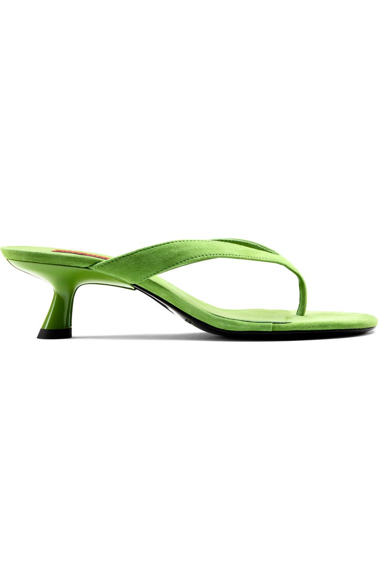 SIMONMILLER Suede Beep Sandal, Main, color, Matcha