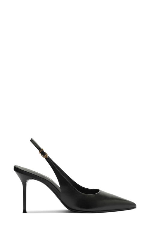 Schutz Paola Slingback Pointed Toe Pump In Black