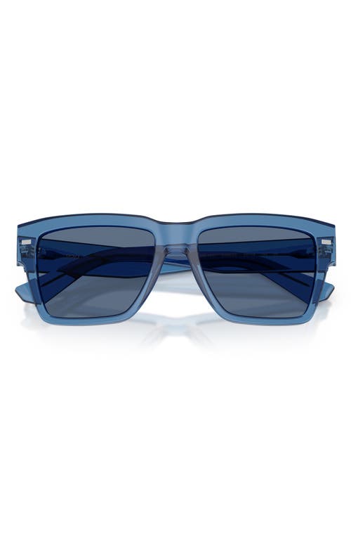 Dolce & Gabbana Dolce&gabbana 55mm Square Sunglasses In Blue