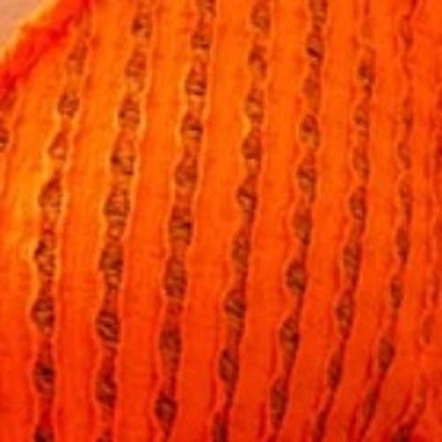 Fashion-szn Curve Curve Crochet Tie Front Flare Sleeve Top In Orange