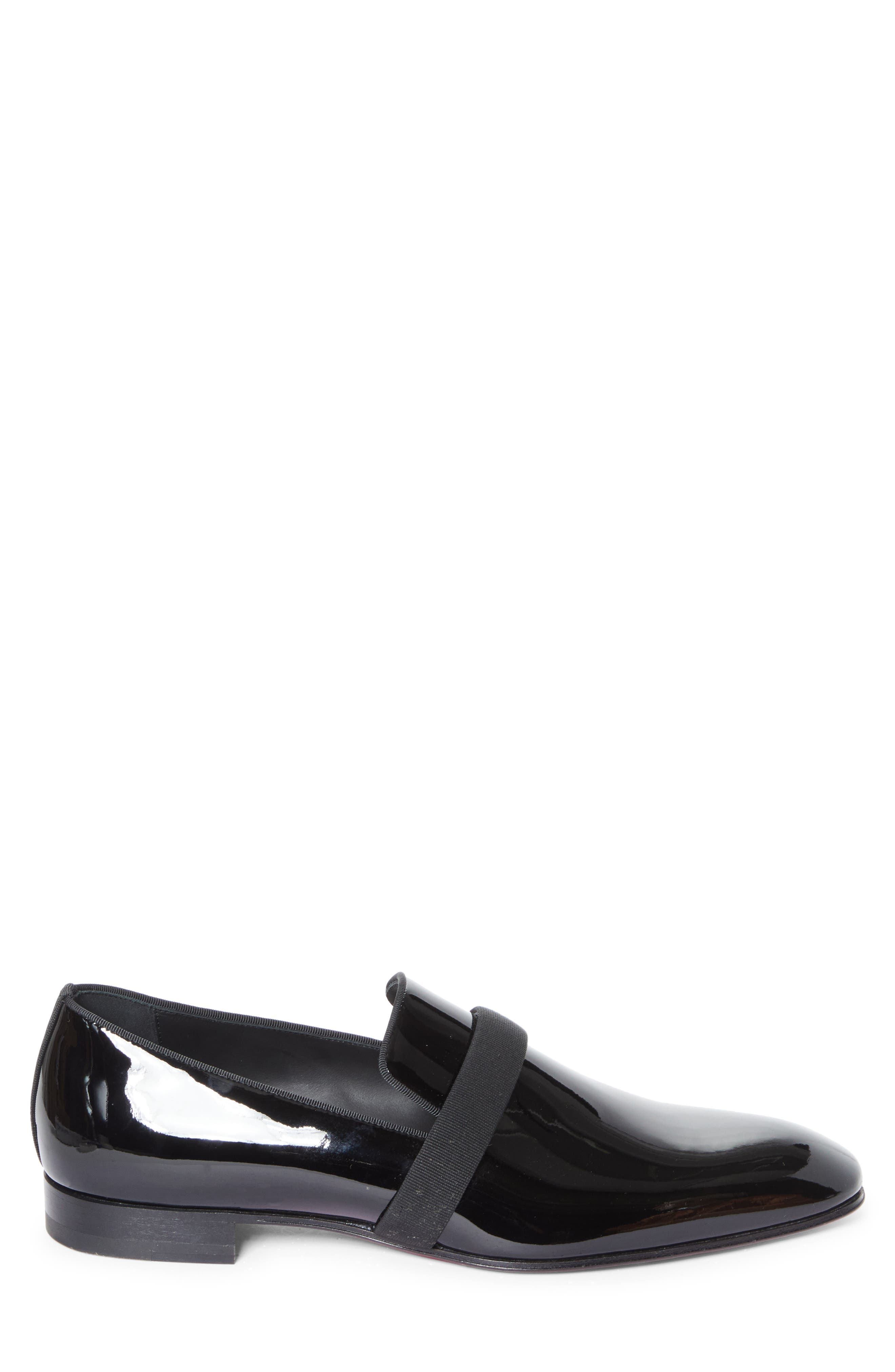 Christian Louboutin Dandy Deco Venetian Loafer, Alternate, color, Black