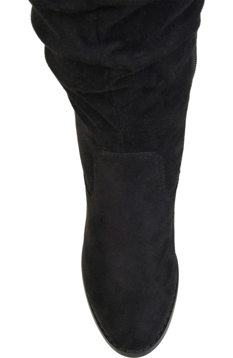 Journee Collection JOURNEE Kaison Ruched Tall Boot, Alternate, color,