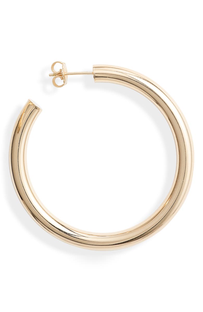 Jennifer Zeuner Lou Medium Hoop Earrings, Alternate, color, Gold Vermeil