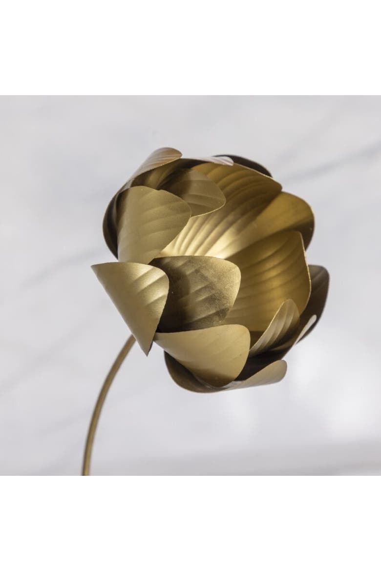 Peony Botanical Stem, Alternate, color, Gold
