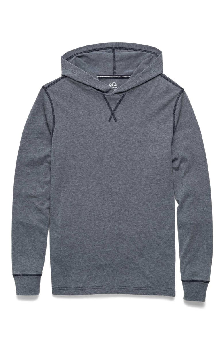 Surfside Supply Co. Harry Burnout Hooded Tee, Main, color, Navy Blazer