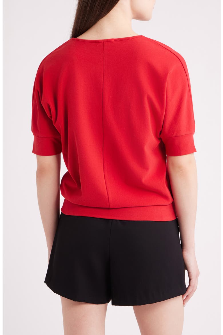 Logan Scoop Neck Top, Alternate, color, CHERRY