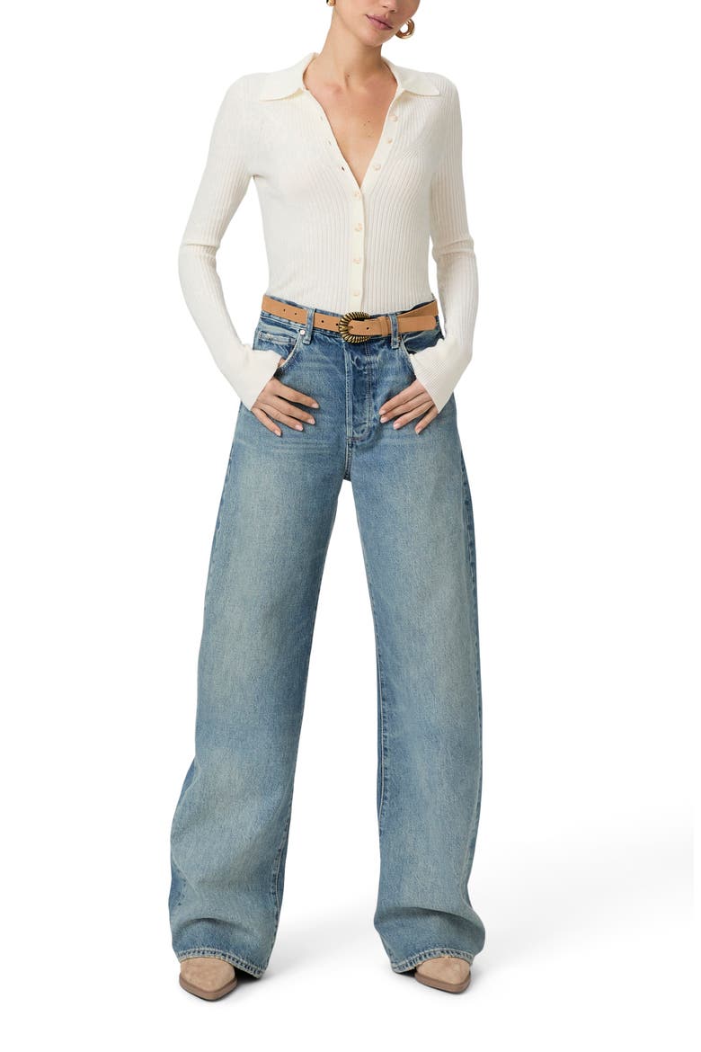Arellia High Waist Barrel Jeans, Alternate, color, TERRIN